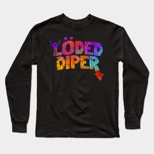 COLOR VINTAGE LODED DIPER Long Sleeve T-Shirt